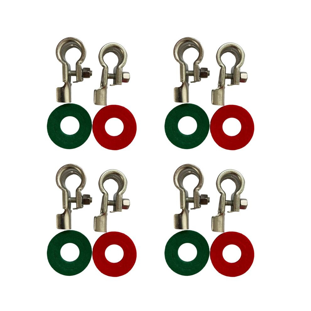 4 Pair Battery Terminals Connectors Clamps Copper Battery Terminal Kit With Battery Corrosion Terminal Protectors 17Mm 6031960113688