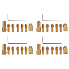 32Pcs 0.5-3mm Small Electric Drill Bit Collet Twist Chuck Tool Kit