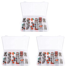 Stekker voor Elektrische Draadconnector, 24 Sets 2 3 4 6 8 12-Pins voor Deutsch DT-Connectorassortimentset