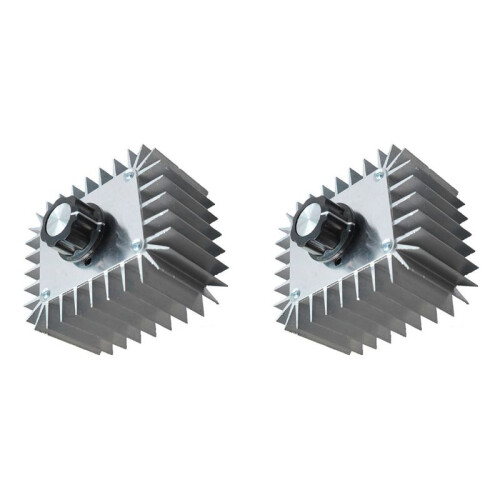 2X AC 220V 5000W SCR Voltage Regulator Motor Speed Controller Light Dimming Dimmers Thermostat 5000W