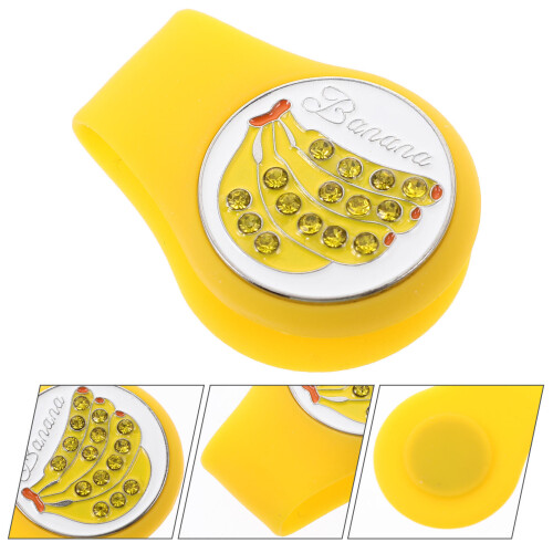 5Pièces Golf Clip Chapeau Silicone Décoration Portable 1