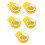 5Pièces Golf Clip Chapeau Silicone Décoration Portable 3