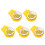 5Pièces Golf Clip Chapeau Silicone Décoration Portable 4