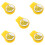5Pièces Golf Clip Chapeau Silicone Décoration Portable 5