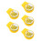 5Pièces Golf Clip Chapeau Silicone Décoration Portable 6