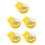 5Pièces Golf Clip Chapeau Silicone Décoration Portable 8