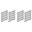 1000V 500MA 20Pcs 6.3X32mm Multifunctional Convenient Portable Practical White Ceramic Fuse for Multimeter 2