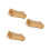 3Pièces Oreillers Ergonomiques Khaki Pour Sauna Cou 9