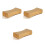 3Pièces Oreillers Ergonomiques Khaki Pour Sauna Cou 10