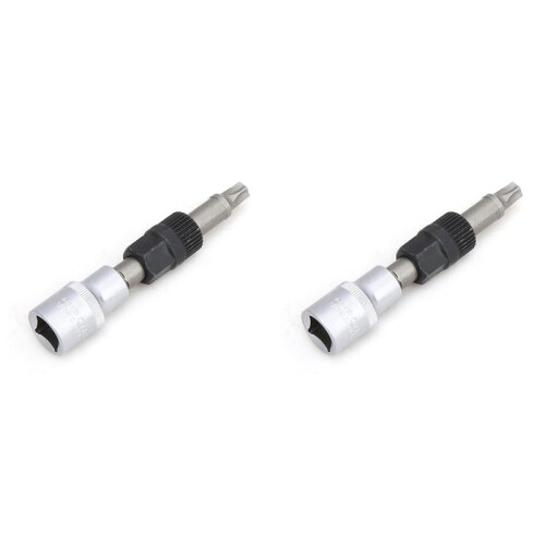 2X T50 Alternator Pulley Socket Bit with 33 Teeth Tool Alternator Pulley Center Bolt Remover Socket