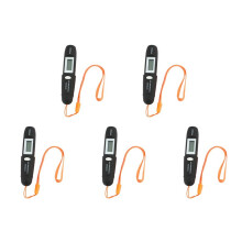 5X Termometro Infrarrojo Sin Contacto IR Medicion de Temperatura LCD Digital Termometro Infrarrojo DT8220 Negro