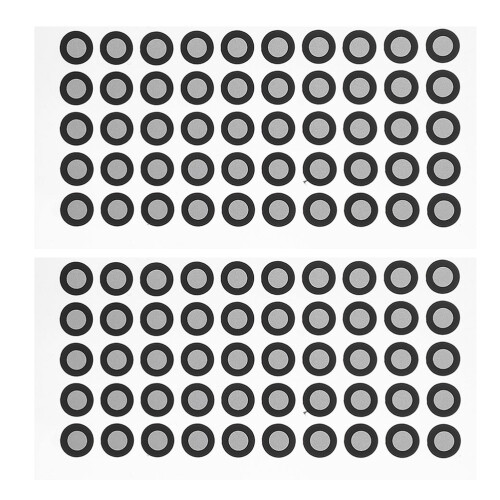 3D Scanner Reflecterende Dot Markers Pet Zwart Duurzaam 1