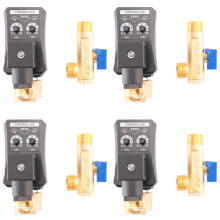 4X G1/2 DN15 230V Automatic Timed Water Tank Electronic Timed Drain Valve for Air Compressor Condensate Management