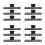 12Pièces Clips Pages Large Noir ABS Pour Piano Solide 9