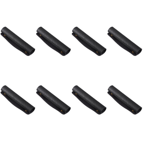 8Pcs Black PU Tote Handle Wraps Durable Bag Handle Protectors 2