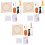 3Sets Wooden Frame Punch Needle Kit DIY Coaster Stitching Handcraft 3