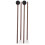 4Paires Baguettes Percussion Bois Caoutchouc Drum Mallets Multicolores 2