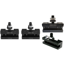 3 Pcs 250-101 250-102 Turning and Facing Holder Quick Change Tool Post and Tool Holder