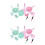 4Ensembles Accessoires Masque Visage Plastique Multi-Usage Pour Femmes 6