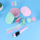 4Ensembles Accessoires Masque Visage Plastique Multi-Usage Pour Femmes 10