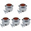 5Ensembles Petits Pots Cuisine Miniatures Pour Décor Maison De 4