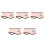 5Pièces Bandeau Cache-Oreilles Rose Coton Hiver 11