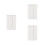 45Pièces Clips De Scellage Alimentaire Blancs En Pour 10