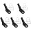 5Ensembles Fixation Remorque Noir Pour Usage 4