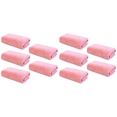 10Pièces Chiffons Roses Doux Et Absorbants Pour Usage 2