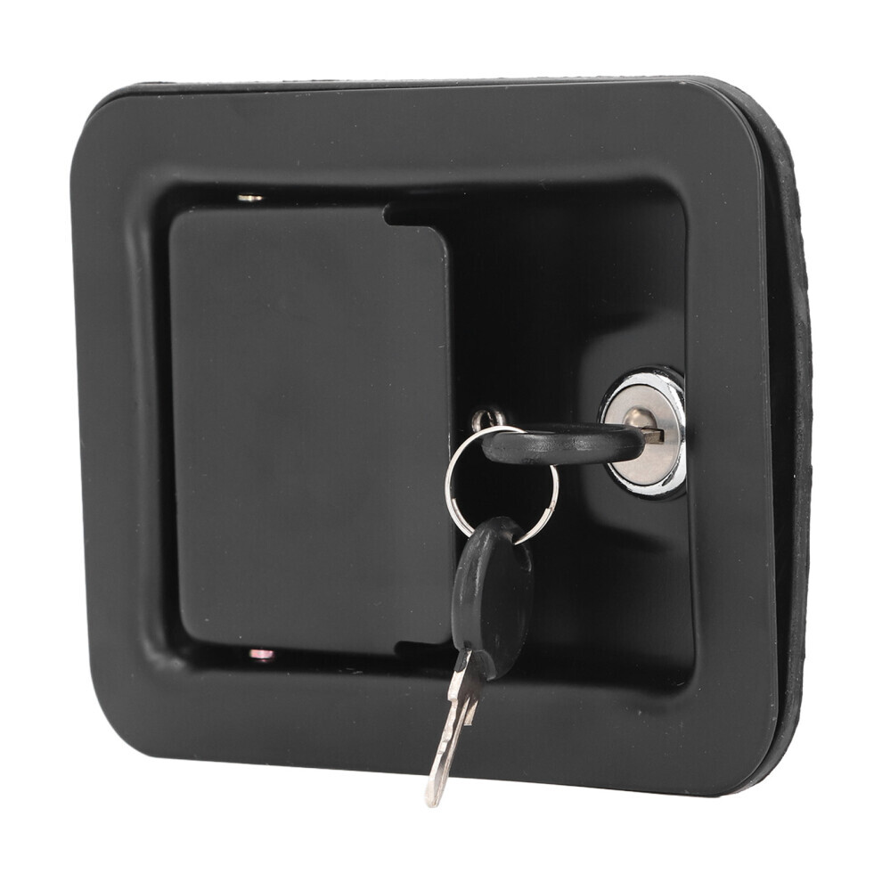 Premium Iron 140X108mm Paddle Lock For Toolboxes Doors & Trailers 4069729743731