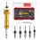 5pcs Countersink Drill Bit Set with 1/4in Release HexShank,Adjustable Woodworking Drill Bit Set for Carpentry Screw Hole 1