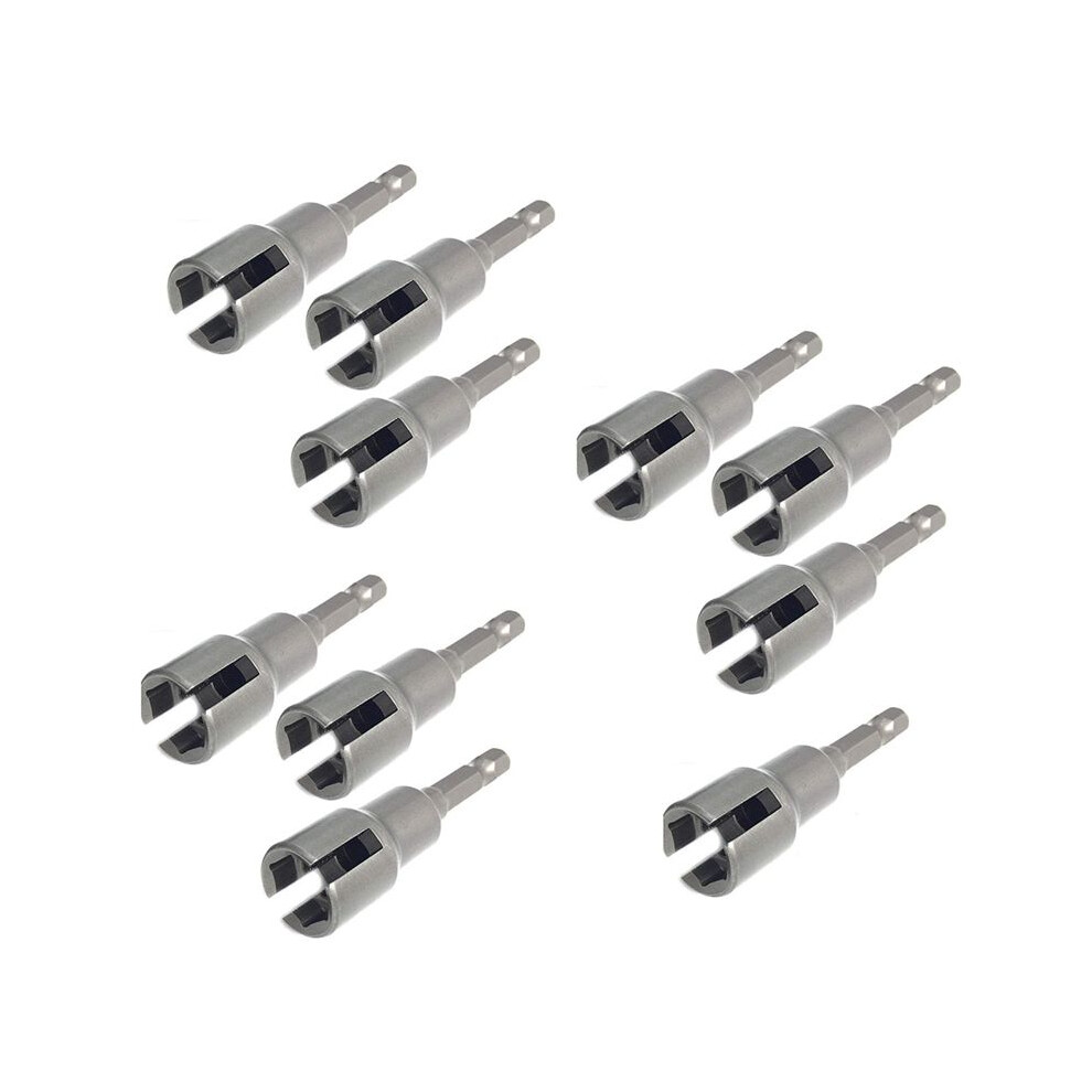 Hurricane Shutter Drill Bit,Wing Nut Drill Bit,Wingnut Socket,Power Wing Nut Driver Set,1/4Inch Hex Shank For Panel Nuts 6031386973804