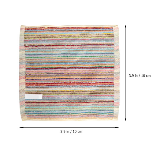 20Pièces Serviettes En Coton Colorées Pour Enfants 1