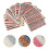 20Pièces Serviettes En Coton Colorées Pour Enfants 8