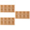 3Pièces Plateau Multi-Compartiments Beige En Bois Pour Pots De Fleurs 8