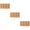 3Pièces Plateau Multi-Compartiments Beige En Bois Pour Pots De Fleurs 10