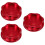 3Pièces Accessoire Réservoir Aluminium Rouge Robuste 8