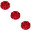 3Pièces Accessoire Réservoir Aluminium Rouge Robuste 10