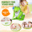 4Pièces Jouets Grenouilles À Remontoir ABS Vert Clair Décor Enfant 7