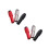 6Pièces Vis Câble Métal Force Durable Noir 9