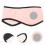 4Pièces Cache-Oreilles Rose Coton Isolation Hiver 8