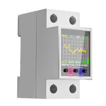 GR2P 100A Inteligentny Licznik Energii Elektrycznej Tuya WiFi Licznik Energii na Szynę DIN Cyfrowy Wyświetlacz Monitor Krzywej Napięcia Amperomierz