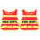2Pièces Gilet Pompiers Cosplay Costume Confortable 4