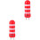 2Pcs Red Plastic Knitting Mini Spool Machine DIY Rope Knitter 4