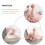4Pièces Bandeaux Rose Bébé Confortables Décor Photo 4