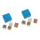 2Sets Scientific Experiment Cube Blocks Assorted Color for Lab Use 10