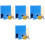4Ensembles Serrure Robinet Eau Bleu Fer Installation Facile 4