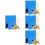 4Ensembles Serrure Robinet Eau Bleu Fer Installation Facile 7