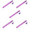 5Pcs Lightweight Purple Dulcimer Cases Portable Yangqin Storage 10