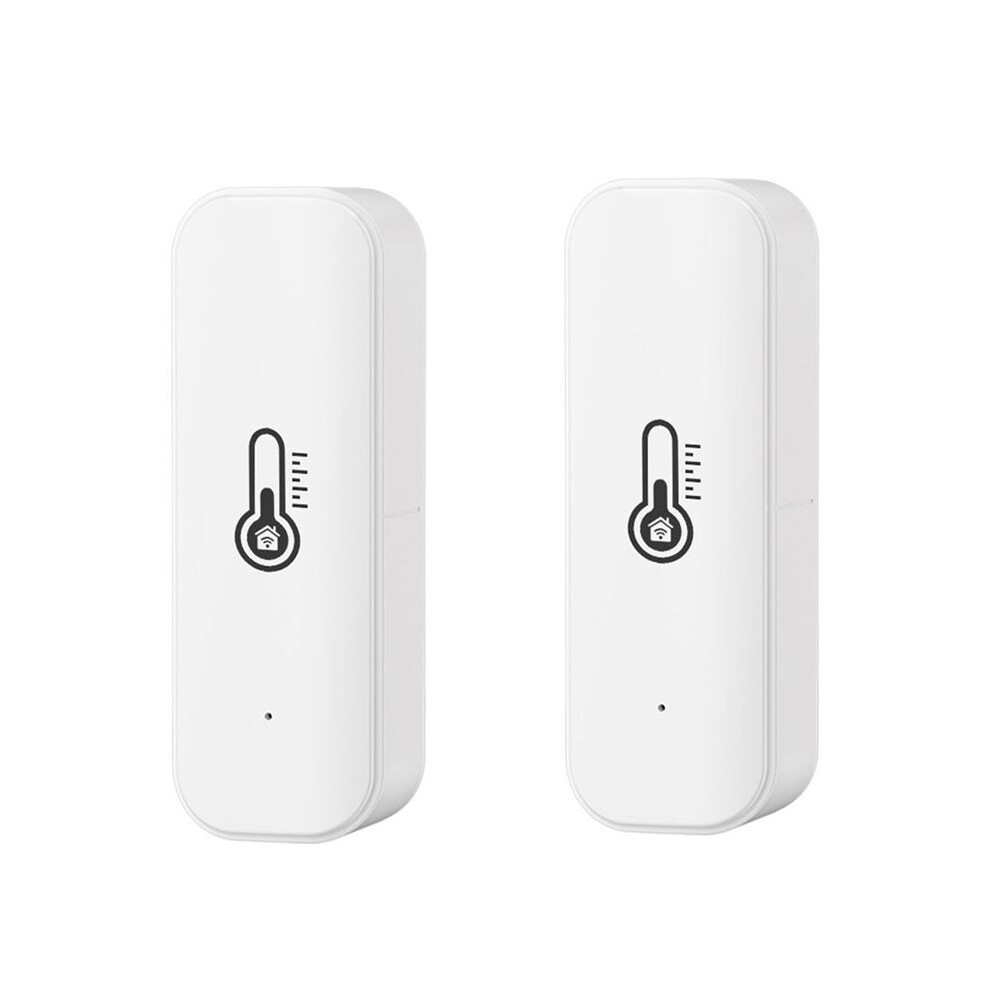 2Pcs Tuya  Temperature Humidity Sensor Indoor Humidity Sensor APP Monitoring for Alexa  Home Assistant Zigbee